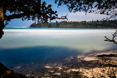 Hawaiian bay with sandy beach royalty free stock image Hawaiian bay with sandy beach royalty free stock image