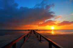 Sunrise At The Northern Sea Royalty Free Stock Photo Sunrise At The Northern Sea Royalty Free Stock Photo