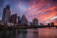 Sunrise Austin Texas Downtown Stock Images Sunrise Austin Texas Downtown Stock Images