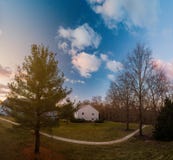 Sunrise in a Condo Development stock photography Sunrise in a Condo Development stock photography