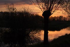 Landscapes in the Netherlands, Dutch landscapes royalty free stock image Landscapes in the Netherlands, Dutch landscapes royalty free stock image