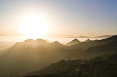 Sunrise In The Canyons Royalty Free Stock Photos Sunrise In The Canyons Royalty Free Stock Photos