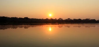 Sunrise at Kavango river. Namibia royalty free stock image Sunrise at Kavango river. Namibia royalty free stock image