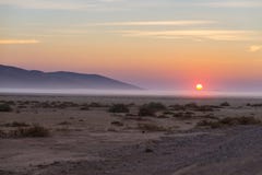 Sunrise over The Namib desert, roadtrip in the wonderful Namib Naukluft National Park, travel destination in Namibia, Africa. Morn Royalty Free Stock Photography Sunrise over The Namib desert, roadtrip in the wonderful Namib Naukluft National Park, travel destination in Namibia, Africa. Morn Royalty Free Stock Photography