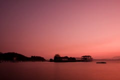 Sunset At Pangkor Island Royalty Free Stock Photography