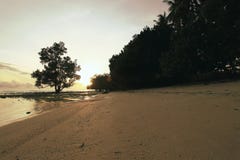 Sunset at Biduk Biduk Beach, North Borneo.