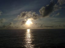 Sunset at the Horizon,sky and earth will join together stock images Sunset at the Horizon,sky and earth will join together stock images
