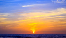 Sunset In Agadir, Morocco Royalty Free Stock Photo Sunset In Agadir, Morocco Royalty Free Stock Photo