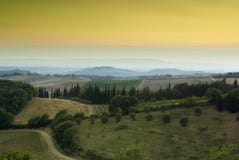Sunset In Chianti, Tuscany Stock Photography Sunset In Chianti, Tuscany Stock Photography