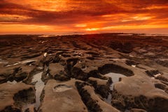 Sunset in La Jolla Stock Images Sunset in La Jolla Stock Images