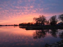 Sunset over El Dorado Lake stock images Sunset over El Dorado Lake stock images