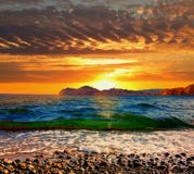 Sunset Over Karadag Stock Photo Sunset Over Karadag Stock Photo