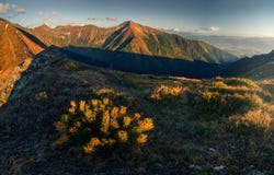 Sunset in the mountains stock images Sunset in the mountains stock images