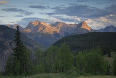 Sunset View In San Juan Mountains In Colorado Stock Images Sunset View In San Juan Mountains In Colorado Stock Images