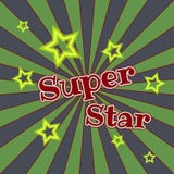 Super star vector lettering illustration. Handwritten modern bru vector illustration Super star vector lettering illustration. Handwritten modern bru vector illustration