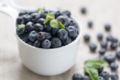 Superfood organique antioxydant de myrtille dans un concept de cuvette pour la consommation et la nutrition saines photographie stock libre de droits Superfood organique antioxydant de myrtille dans un concept de cuvette pour la consommation et la nutrition saines photographie stock libre de droits