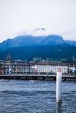 Supporto Pilatus nella città di Lucerna fotografie stock libere da diritti Supporto Pilatus nella città di Lucerna fotografie stock libere da diritti