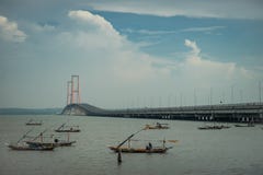 Suramadu most surabaya, Jawa, Indonezja Zdjęcie Royalty Free Suramadu most surabaya, Jawa, Indonezja Zdjęcie Royalty Free