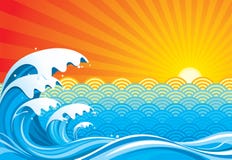 Surf And Sun Royalty Free Stock Image Surf And Sun Royalty Free Stock Image