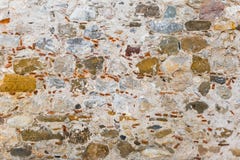 Surface of ancient wall of natural stone royalty free stock photography Surface of ancient wall of natural stone royalty free stock photography