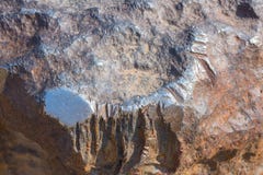 Surface rougeoyante Polished de météorite, composée par les métaux lourds, en grande partie le fer et le nickel à haute densité a photo stock Surface rougeoyante Polished de météorite, composée par les métaux lourds, en grande partie le fer et le nickel à haute densité a photo stock