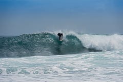 Surfer on the beach near Puerto Viejo, Costa Rica Stock Photography Surfer on the beach near Puerto Viejo, Costa Rica Stock Photography
