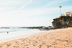 Surfing in Laguna royalty free stock photography Surfing in Laguna royalty free stock photography