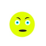 Surprised icon vector sign and symbol isolated on white background, Surprised logo concept vector illustration Surprised icon vector sign and symbol isolated on white background, Surprised logo concept vector illustration