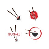 Sushi logo template royalty free illustration Sushi logo template royalty free illustration