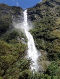 Sutherland Falls, Milford Track, New Zealand. stock photo Sutherland Falls, Milford Track, New Zealand. stock photo