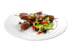 Suvlaki En traditionell grekisk matr?tt fotografering för bildbyråer Suvlaki En traditionell grekisk matr?tt fotografering för bildbyråer