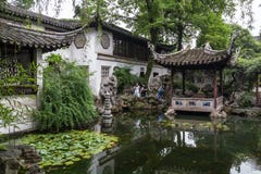Suzhou, China - Circa September 2015: Classical Garden In Suzhou, China Royalty Free Stock Photos Suzhou, China - Circa September 2015: Classical Garden In Suzhou, China Royalty Free Stock Photos
