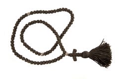Svart ortodox radband arkivfoto Svart ortodox radband arkivfoto