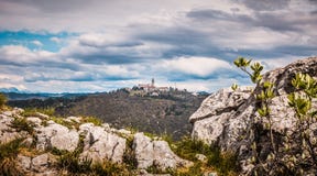 Sveta Gora Holy Moutain, Monte Santo, Nova Gorica photos libres de droits Sveta Gora Holy Moutain, Monte Santo, Nova Gorica photos libres de droits