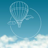Svälla på bakgrund av molnig himmel med utrymme för vektor illustrationer Svälla på bakgrund av molnig himmel med utrymme för vektor illustrationer