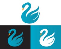 Swan Logo Template Design Royalty Free Stock Images Swan Logo Template Design Royalty Free Stock Images
