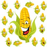 Sweet Corn Cartoon Royalty Free Stock Photo Sweet Corn Cartoon Royalty Free Stock Photo