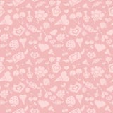 Valentine Repeating Pink Pattern Royalty Free Stock Images - Image ...