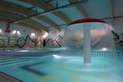Swimming Pool Indoor, Empty. Stock Photos Swimming Pool Indoor, Empty. Stock Photos
