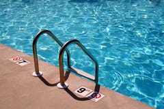 Swimming Pool Ladder Stock Photos