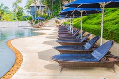 Swimming pool with relaxing seats background royalty free stock photos Swimming pool with relaxing seats background royalty free stock photos