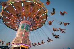 Swing ride at fair