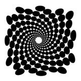 Swirl, vortex background. Rotating spiral. Circle, oval, point, ellipse, technical, geometry, geometric royalty free illustration Swirl, vortex background. Rotating spiral. Circle, oval, point, ellipse, technical, geometry, geometric royalty free illustration