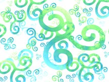 Swirls Curls Spirals Pattern Royalty Free Stock Image