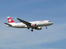 Swiss airlines aircraft royalty free stock photo Swiss airlines aircraft royalty free stock photo