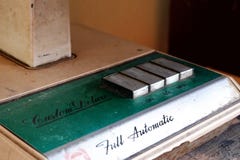 Switch opening and closing of antique fans. stock image Switch opening and closing of antique fans. stock image