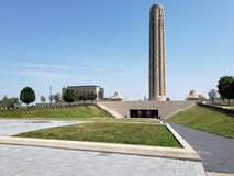 Swobody pierwszej wojny światowa Pamiątkowy muzeum w Kansas Missouri zdjęcia stock Swobody pierwszej wojny światowa Pamiątkowy muzeum w Kansas Missouri zdjęcia stock
