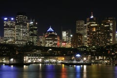 Sydney At Night Royalty Free Stock Images