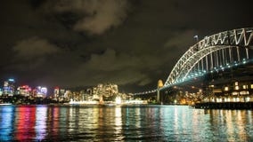 Sydney em a noite Sydney em a noite