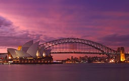 Sydney Harbour Bridge & Opera House Royalty Free Stock Photos Sydney Harbour Bridge & Opera House Royalty Free Stock Photos